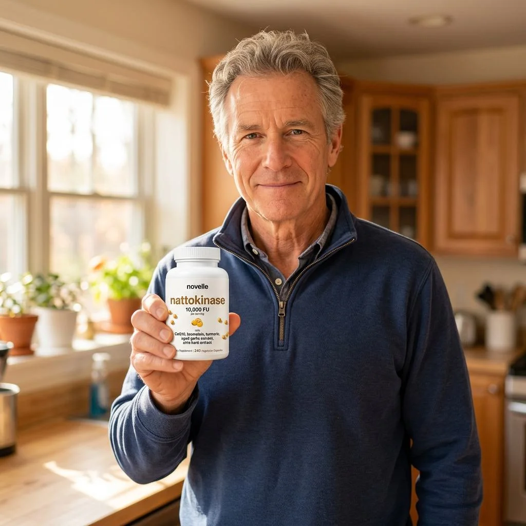 Robert M. holding Novelle Nattokinase