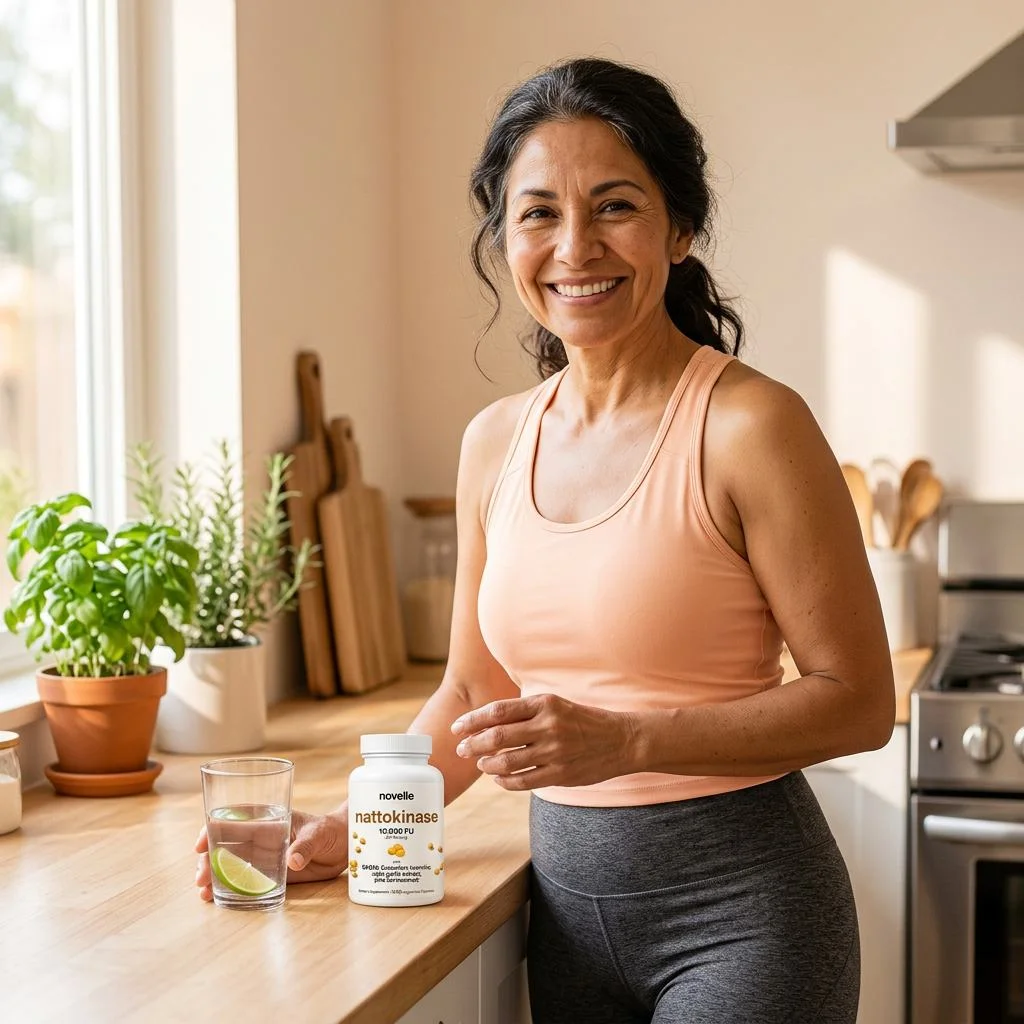 Marisol R. holding Novelle Nattokinase