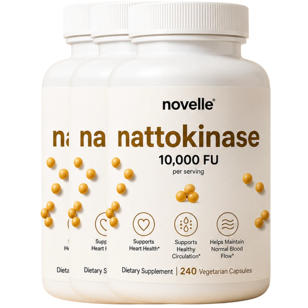 Buy 2, Get 1 Free — Novelle Nattokinase bundle