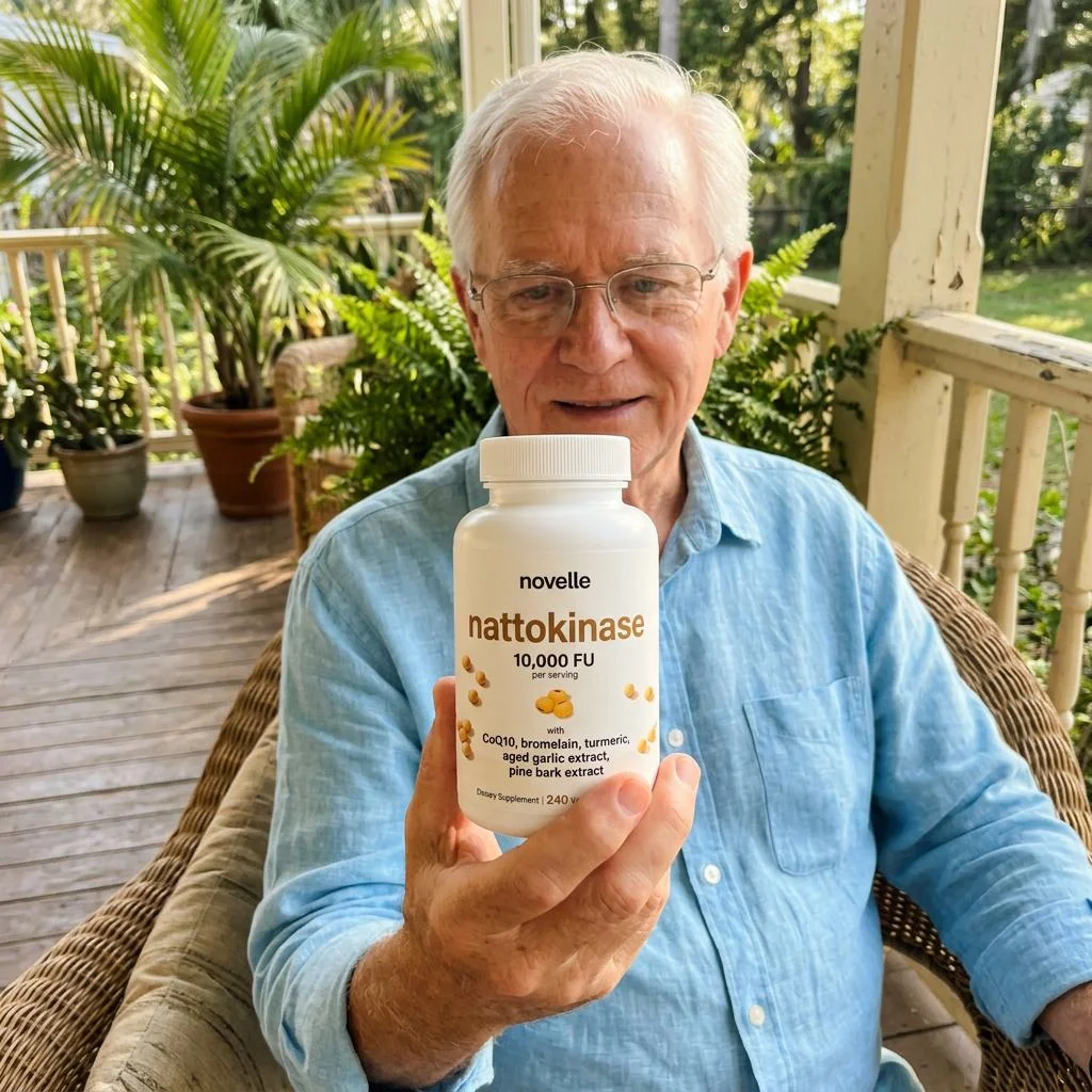 Alan P. holding Novelle Nattokinase
